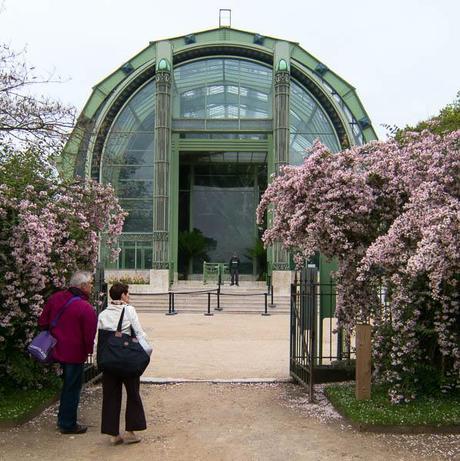 Entrance to the Large Glasshouses in the Jardin des Plantes