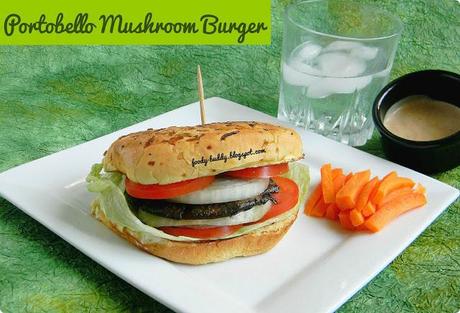 Portobello Mushroom Burger Recipe/ How to make Portobello Mushroom Burger