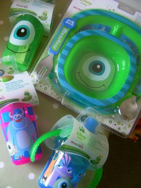 Munchkin Monsters University cups and toddler dining set