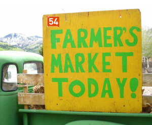 Klout makes you as much a marketing maven Klout Ri farmers market sign