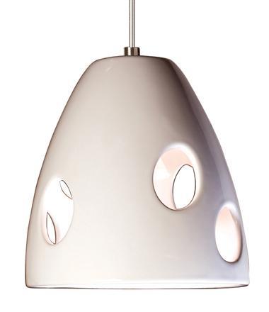 Ceramic Pendant Light in White