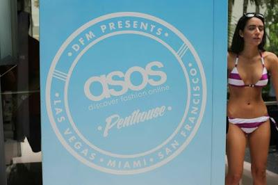 Ashley Sky in ASOS at Miami Swim Week