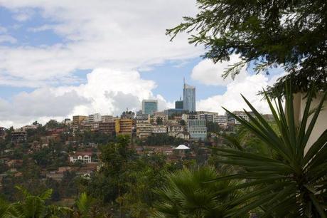 View over Kigali from the Genocide Memorial Centre in Rwanda