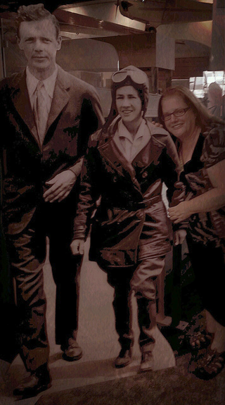 Hanging out with the Lindbergh's at the Smithsonian's Air and Science Museum