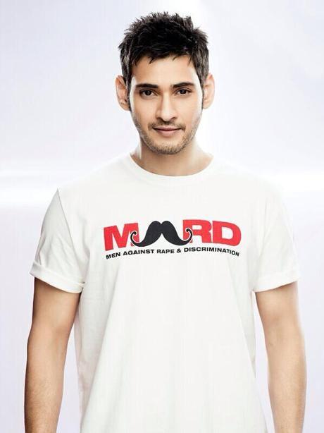 mahesh babu supports farhan akthar mard campaign Pic images walls gallery Mahesh Babu Supporting MARD Pic