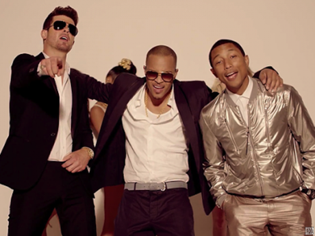 Robin Thicke, T.I. and Pharrell Williams