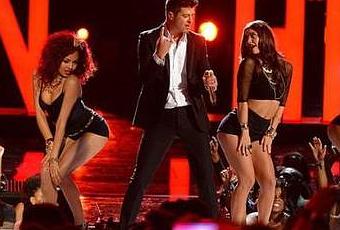 robin thicke blurred lines unrated models