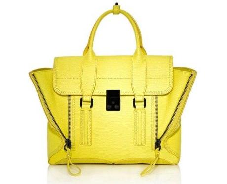 phillip lim 3.1 bag yellow leather covet her closet celebrity gossip fashion trends 2013 must have accessory save free shipping promo code 