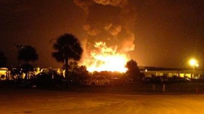 Massive Propane Plant Explosions In Florida (Videos)