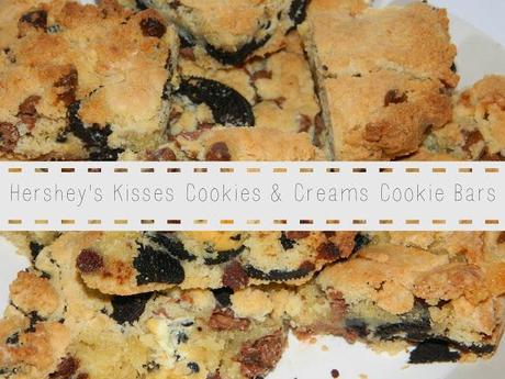 Baking | Hershey's Kisses Cookies & Cream Cookie Bars