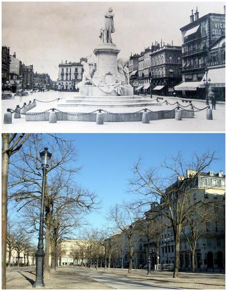 Léon Gambetta monument: the centrepiece now missing from Allées de Tourny