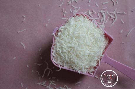 shredded coconut (before toasting)