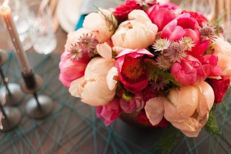 peony centerpieces