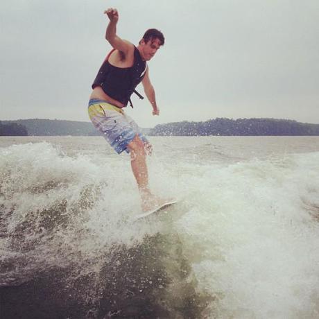 Wake surfing in Alabama