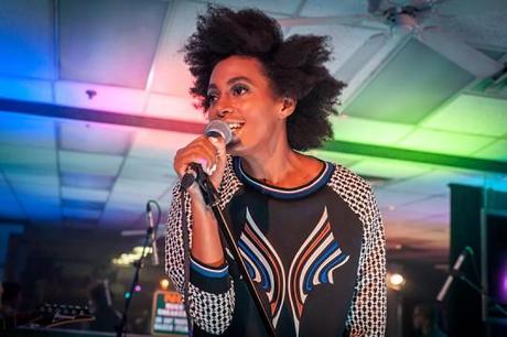 SOLANGE ROCKS THE ATLANTIS SUPERWASH CENTER CONCERT IN BROOKLYN 2013