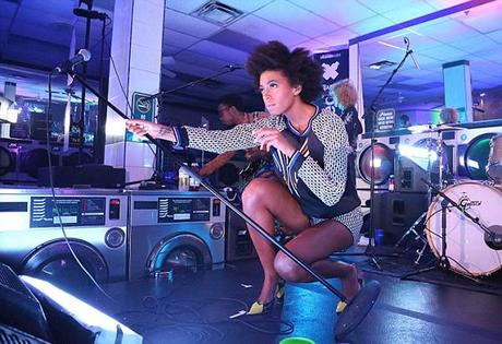 SOLANGE ROCKS THE ATLANTIS SUPERWASH CENTER CONCERT IN BROOKLYN 2013