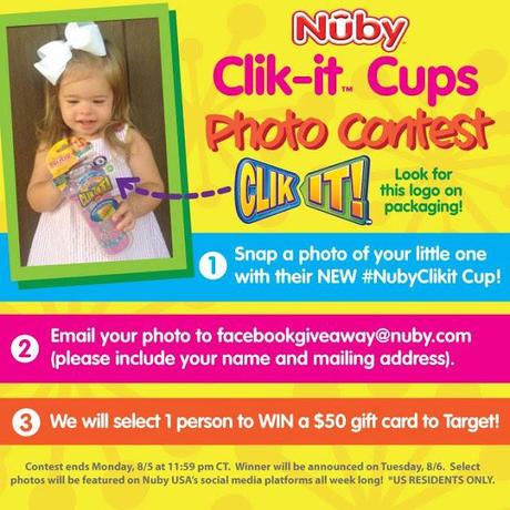 #NubyClikIt Cup Photo Contest--Win a $50 Target Gift Card!!