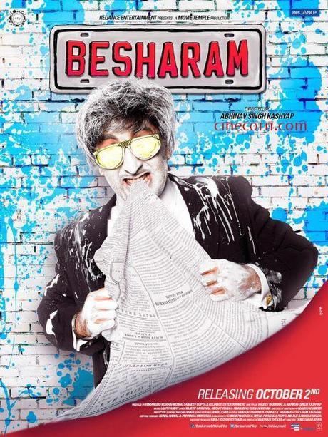 ranbir kapoor besharam new first look poster images stills galleries Ranbir Kapoor Besharam New First Look Poster