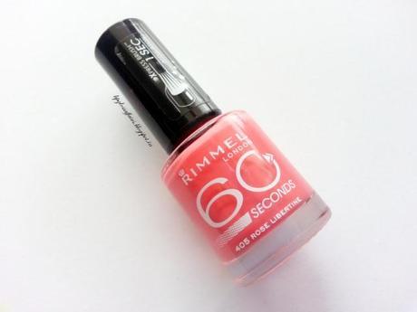 ♥ Rimmel London 60 Seconds ~ Rose Libertine ~ Swatches and Review ♥