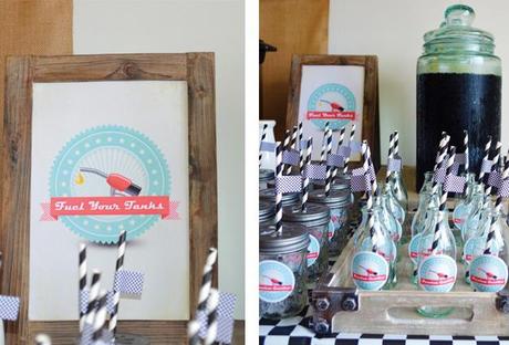 Vintage Car Racing Party by Little Dimple Designs