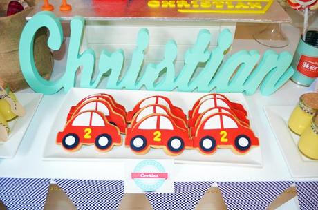 Vintage Car Racing Party by Little Dimple Designs