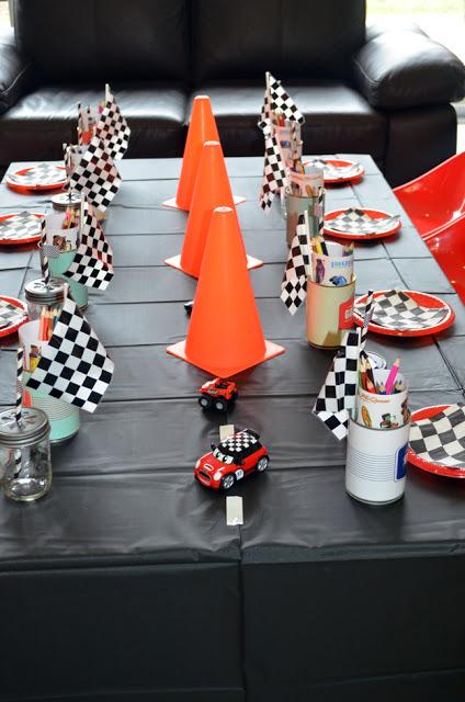 Vintage Car Racing Party by Little Dimple Designs