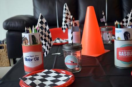 Vintage Car Racing Party by Little Dimple Designs