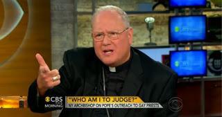 Pope Francis Steps, Cardinal Dolan Back-Steps: Dolan on Francis's Statement about Gays--