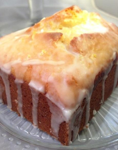 lemon loaf cake with glaze icing light and fluffy recipe