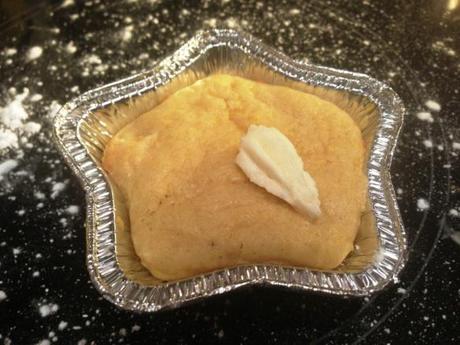 star cupcakes foil case icing pointed star vanilla buttercream sugar