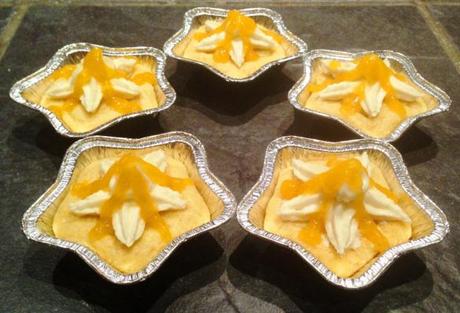 mango star cupcakes recipe foil baking cases summertime light fresh cakes