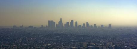 Downtown Los Angeles as an example of a compact city infrastructure. (Credit: Flickr @ Bobby Magee http://www.flickr.com/photos/spacemanbob/)