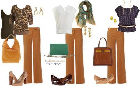 Mix-and-match work outfits
