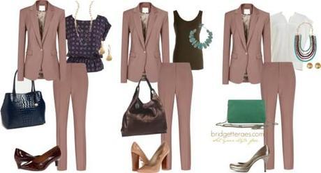 Mix-and-match work outfits