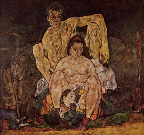 Egon Schiele, The Family, Belvedere Wien