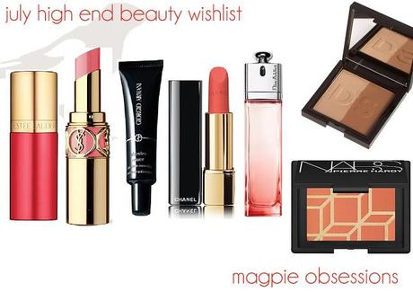 July High End Beauty Wishlist