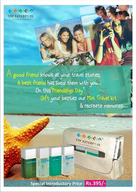 the nature's Co.: Gifting Ideas for Friendship Day, gifting ideas, gifts, friendship day, the nature co., travel kits, gift packs, skincare, press release, makeup and beauty blog