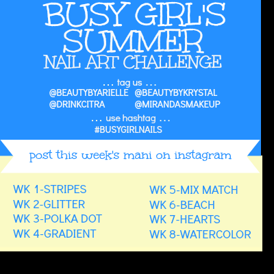 Busy Girls Summer Nail Art Challenge - Beach