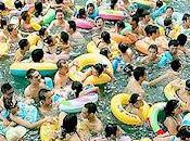 Chinese Swimming Pools, Most Crowded World