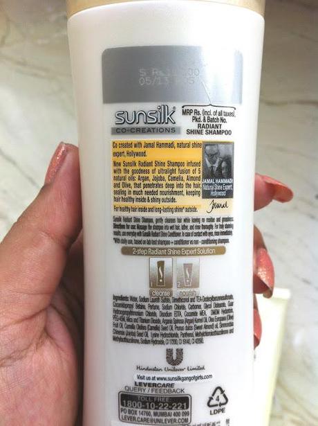 Sunsilk Co-Creations Radiant Shine Shampoo and Conditioner - Review