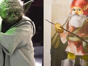Early Concept Designs Yoda, Chewbacca Shrek Looks Really