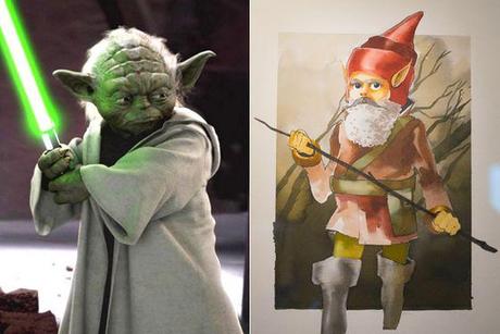 Early Concept Designs for Yoda, Chewbacca and Shrek Looks Really Bad