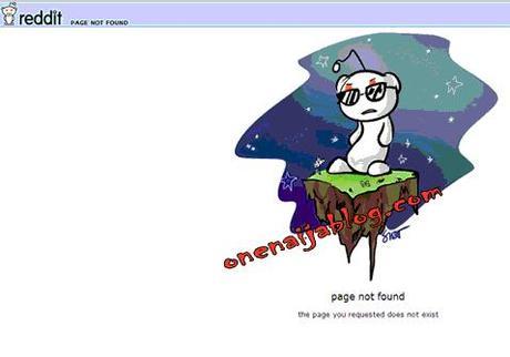 reddit page not found