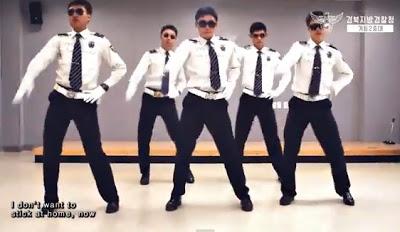 Korean Cops Join Into The Crayon Pop-Bar Bar Bar Dance Craze (Hilarious Video)