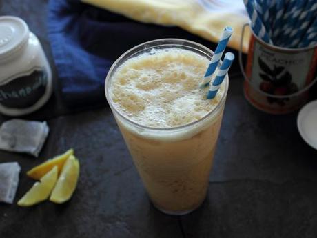 Peaches and Cream Chamomile Tea Cooler