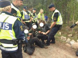 Ongoing Road Blockade Against Mining in Sweden