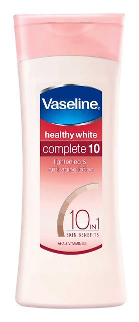 Press Release: The all new Vaseline Complete 10 with 10 benefits for younger fairer looking skin!