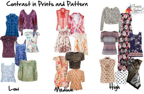contrast in prints and pattern