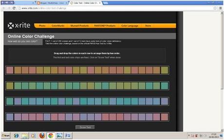 Color Test challenge. What's your score??