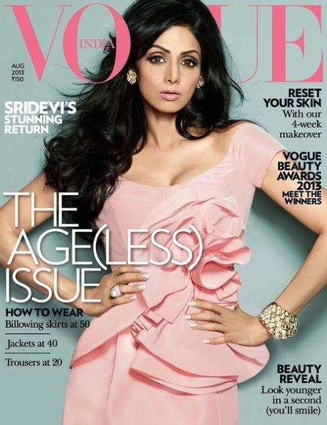 Vogue India Cover Story: Sridevi Blows At 50 As Screen Goddess